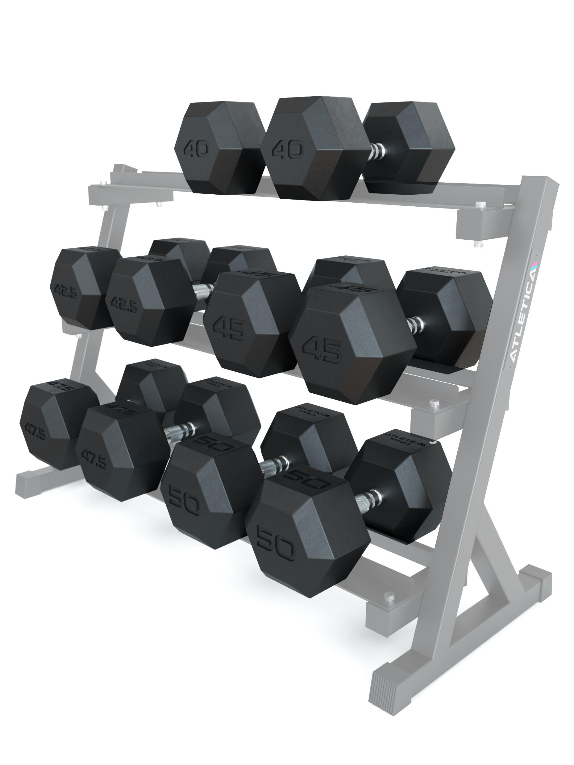 Hexagon Hanteln PRO | Set 40 - 50 kg 3/3