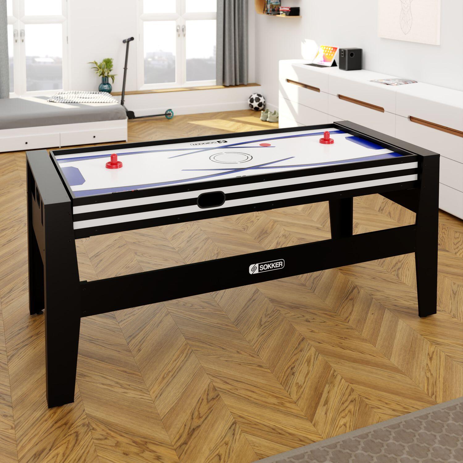 Table multi jeux 4 en 1 GLADIATEUR : Air Hockey, Billard, Ping Pong 3/7