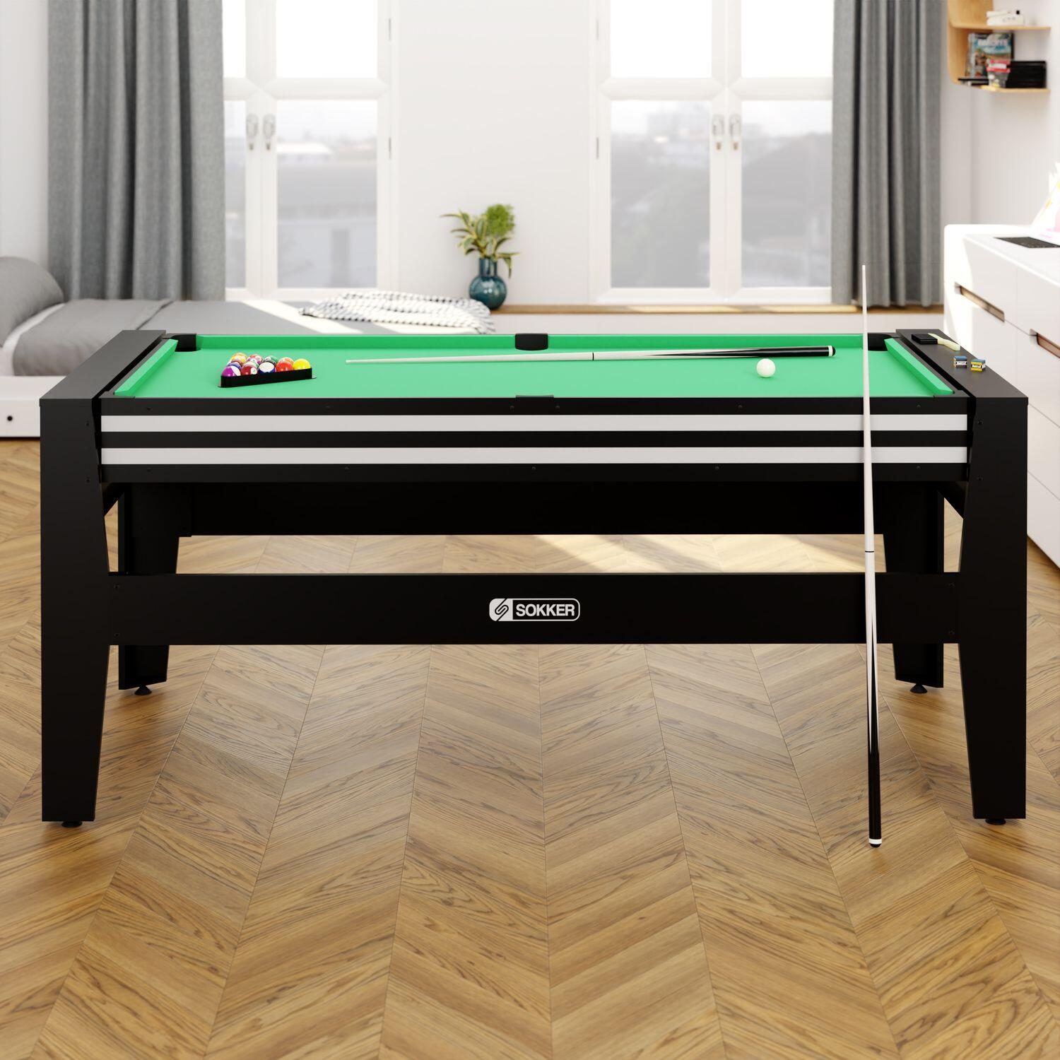 Table multi jeux 4 en 1 GLADIATEUR : Air Hockey, Billard, Ping Pong 2/7