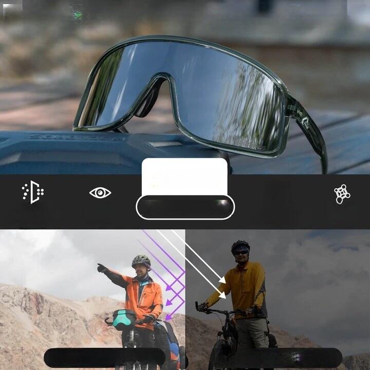 Óculos de sol fotocromáticos com proteção UV400. ROCKBROS 2/2