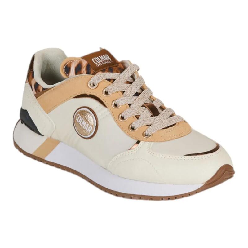 Baskets Femme Baskets Colmar TRAVIS PLUS FELINE Beige Colmar