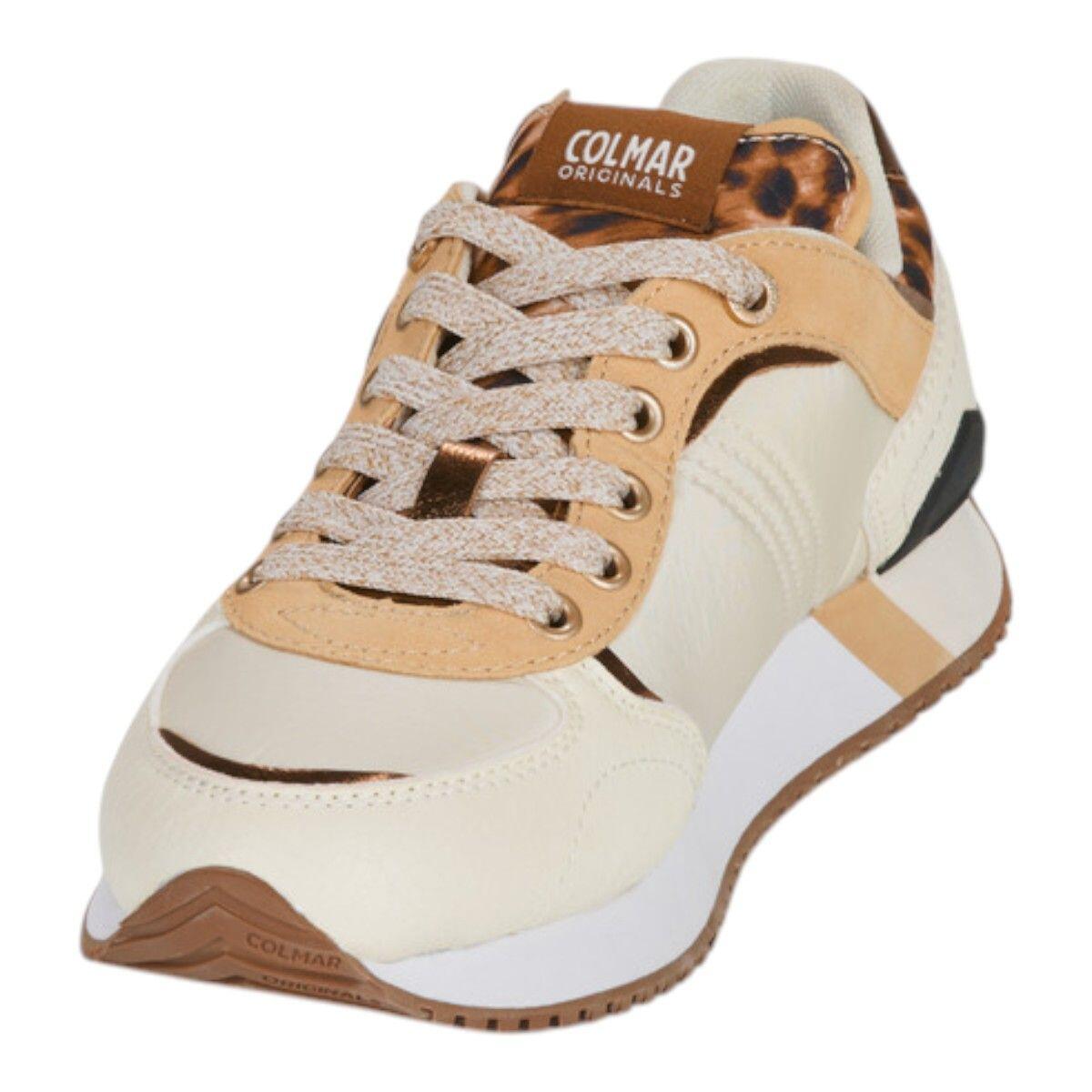 Baskets Femme Baskets Colmar TRAVIS PLUS FELINE Beige Colmar 4/5
