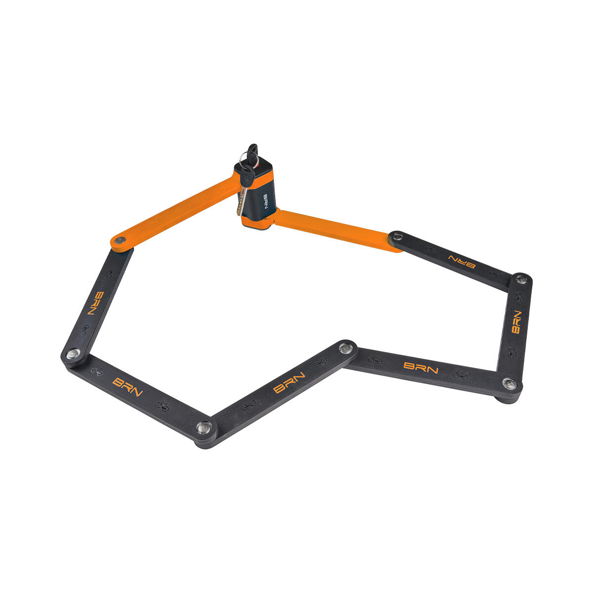 Lucchetto BRN Pieghevole Cobra arancio 1200 x 8 mm 2/2