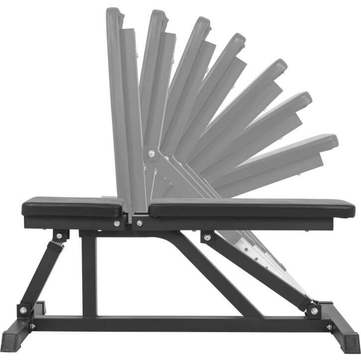 Pack complet avec banc multipositions et set d'haltère olympique de 150 KG 5/7