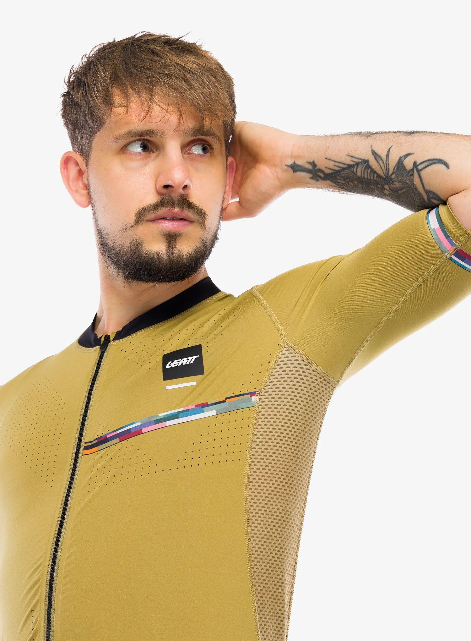 Maillot de manga corta Leatt Endurance 5.0 Cargo Marrón, Hombre 6/8