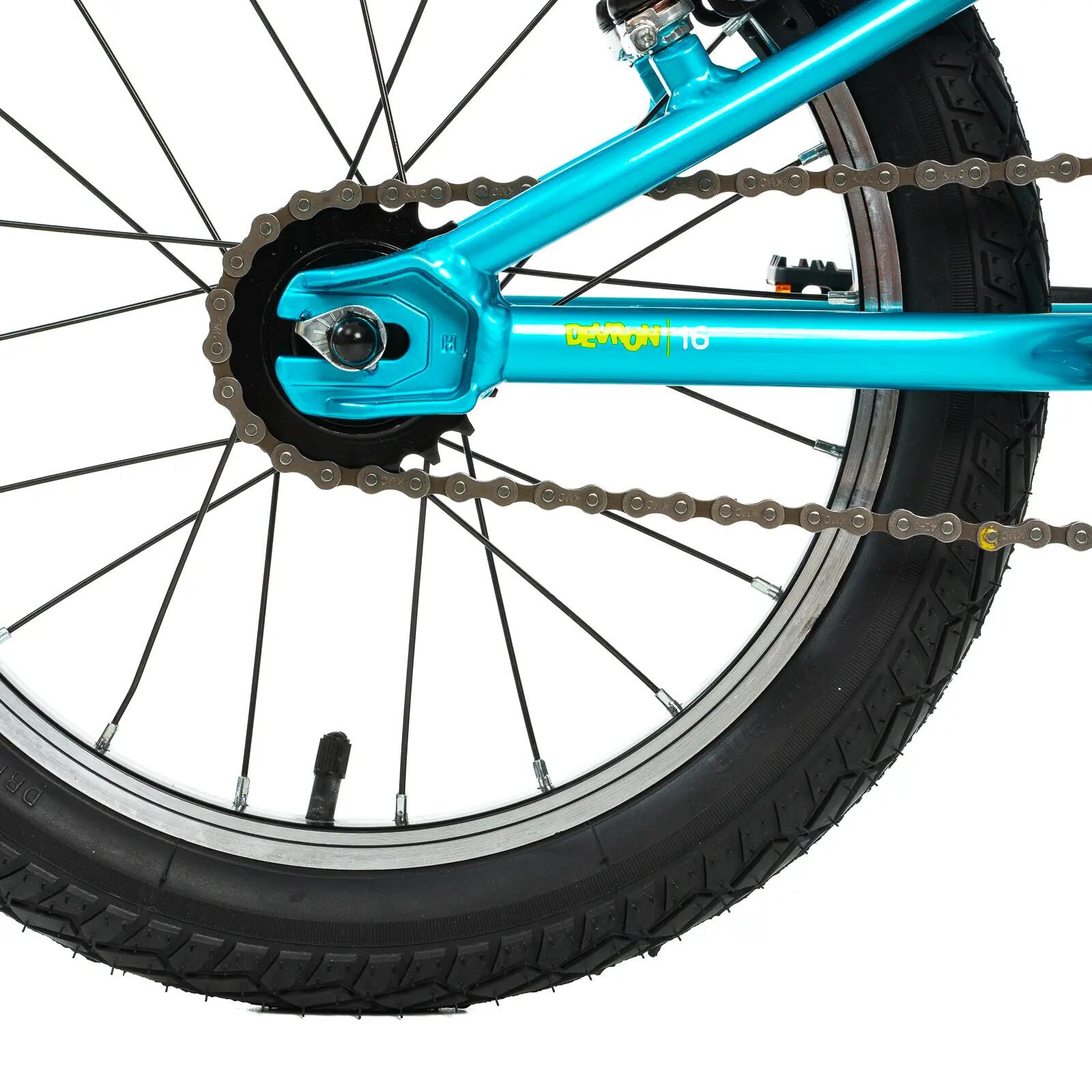 Bicicleta Infantil Devron Urbio U1.6 Super Light - 16 polegadas, Azul-Verde 7/7