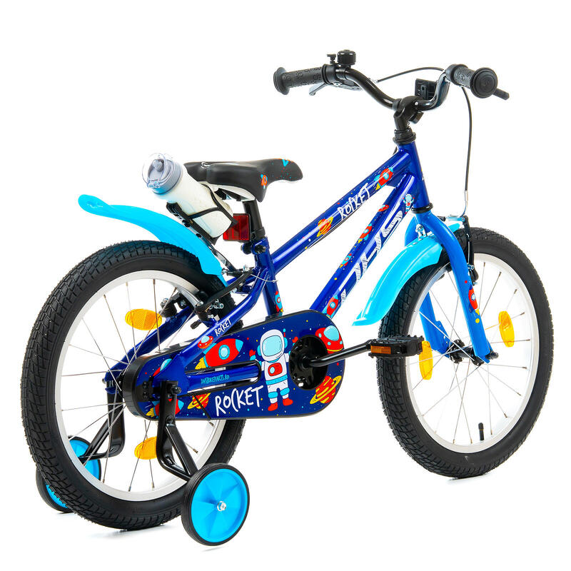 Bicicletă copii Dhs Rocket - 18 inch, albastru