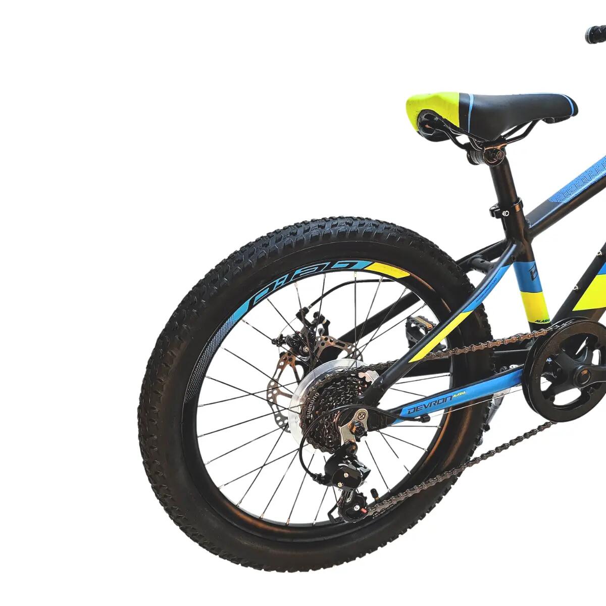 Bicicleta Copii Devron Alaska - 20 Inch, Negru-Albastru 6/7