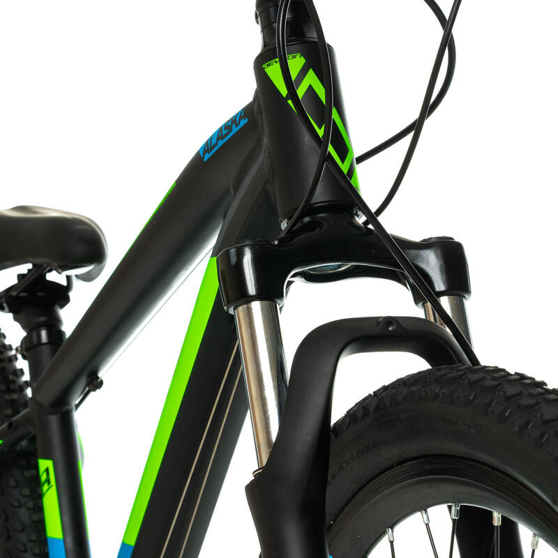 Devron Alaska Bicicletă copii 24 Inch, Negru-Verde