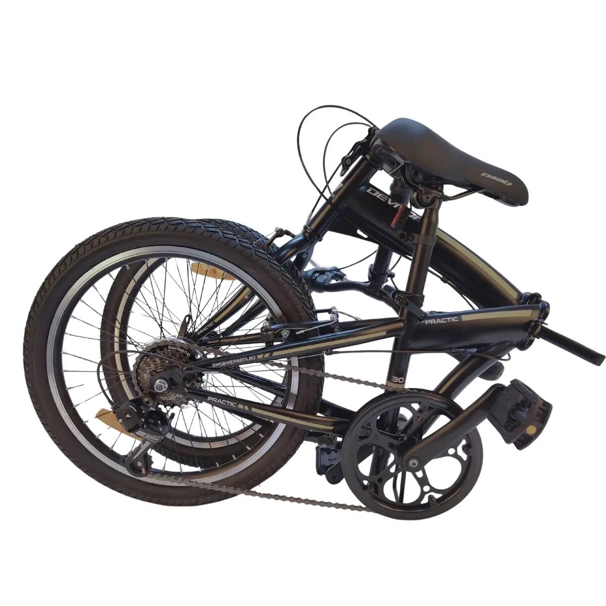 Devron Practic 30 vouwfiets – 20 inch, zwart 3/7