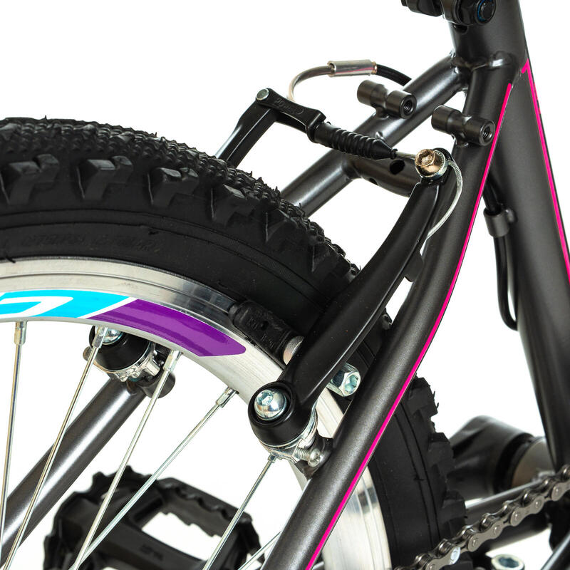 DHS Modesty Bicicletă copii 24 inch, gri - reambalat