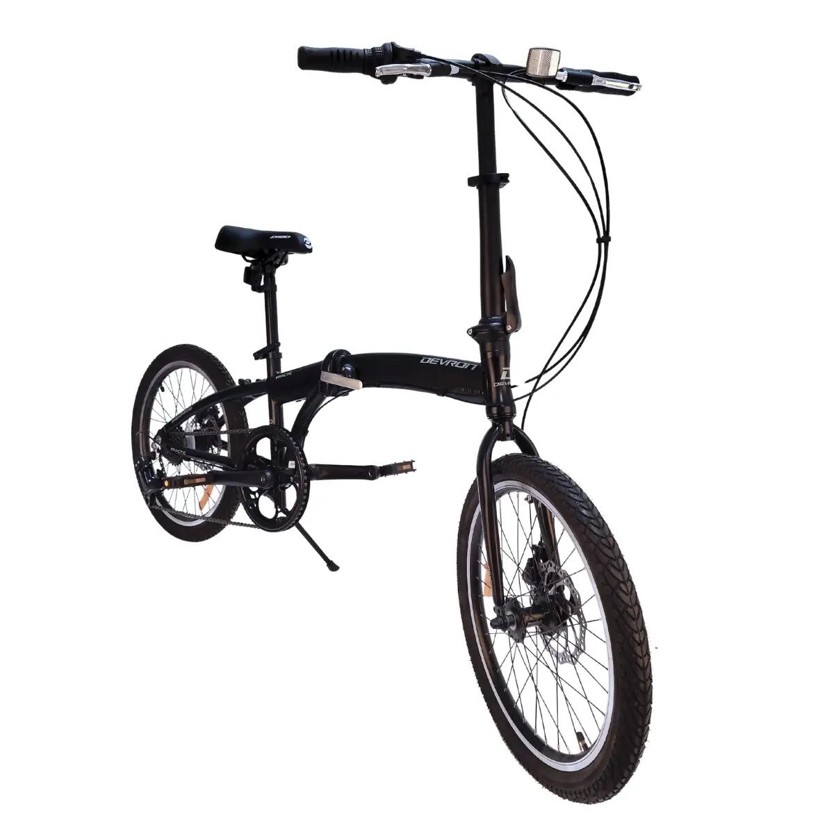 Devron Practic 10 - 20 inch vouwfiets, zwart 2/7