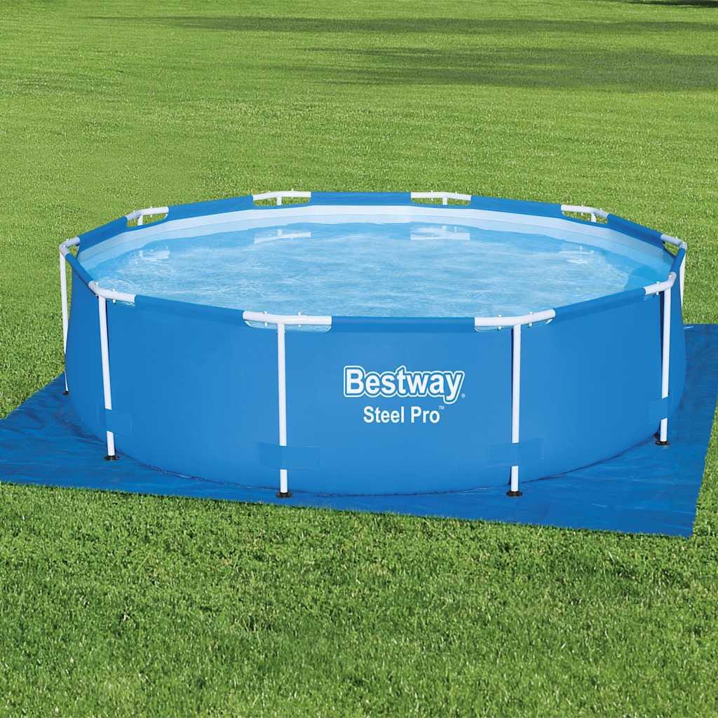 Tapiz de Suelo para Piscinas Desmontables y Spas Bestway Redondo 335x335 cm 3/7