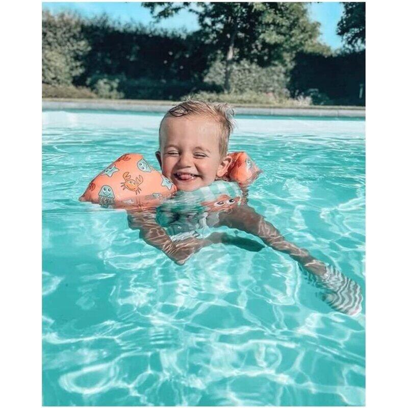 Ceinture de natation - Vert/Rose - Animal Bands - 2/6 Ans 3/5