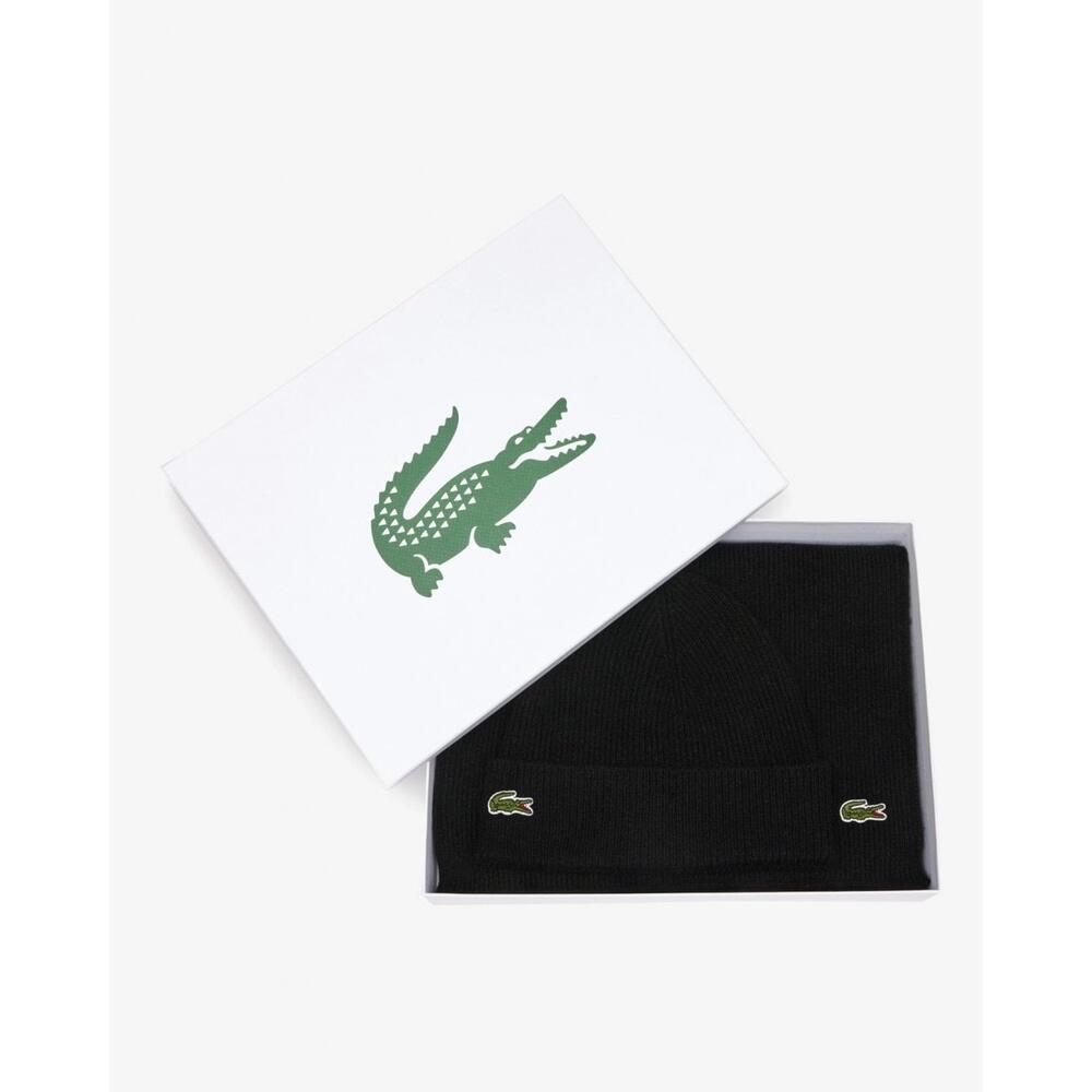 Chapeau d'extérieur homme Lacoste avec écharpe 2/6