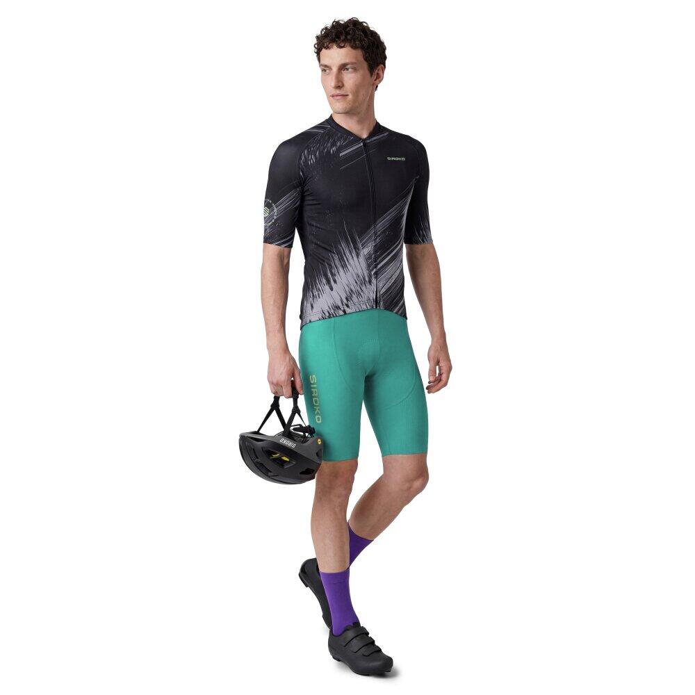 Camisola de ciclismo manga curta homem M2 NRC Black Preto 3/8