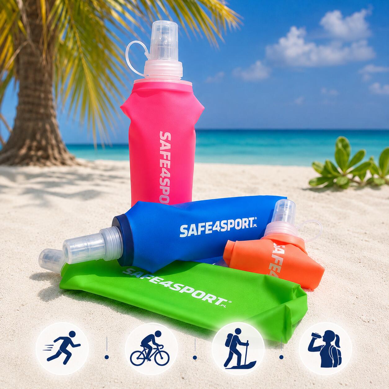 Soft Flask 500 ml gourde souple pliable running 7/7