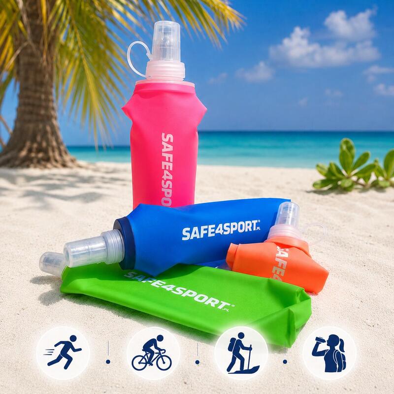 Soft flask sticlă de apă flexibilă pentru alergare 500 ml