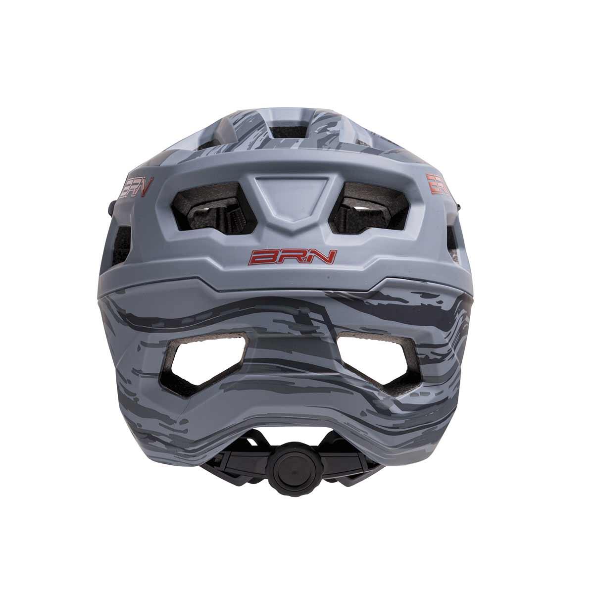 Casco BRN Stone grigio, taglia unica (58-61 cm) 3/4
