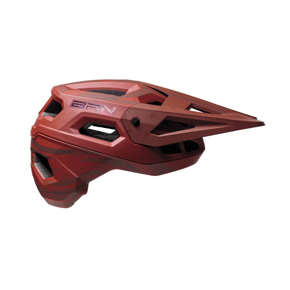 Casco BRN Stone rosso, taglia unica (58-61 cm) 4/5