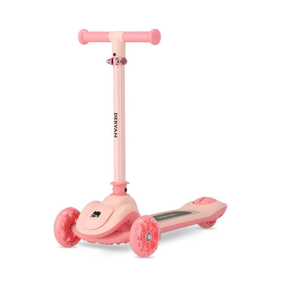 Harvey Kinderstep - 3+ jaar - LED wielen - hoogte verstelbaar – Roze