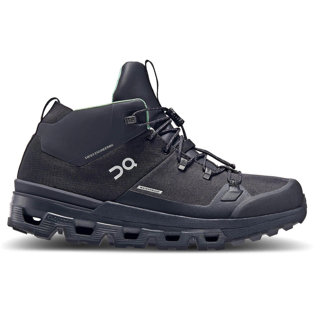 Womens Trekking shoes On Running Cloudtrax Waterproof Black
