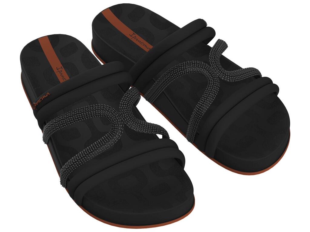 Walk Slide Slippers Dames synthetische slippers Black 2/3