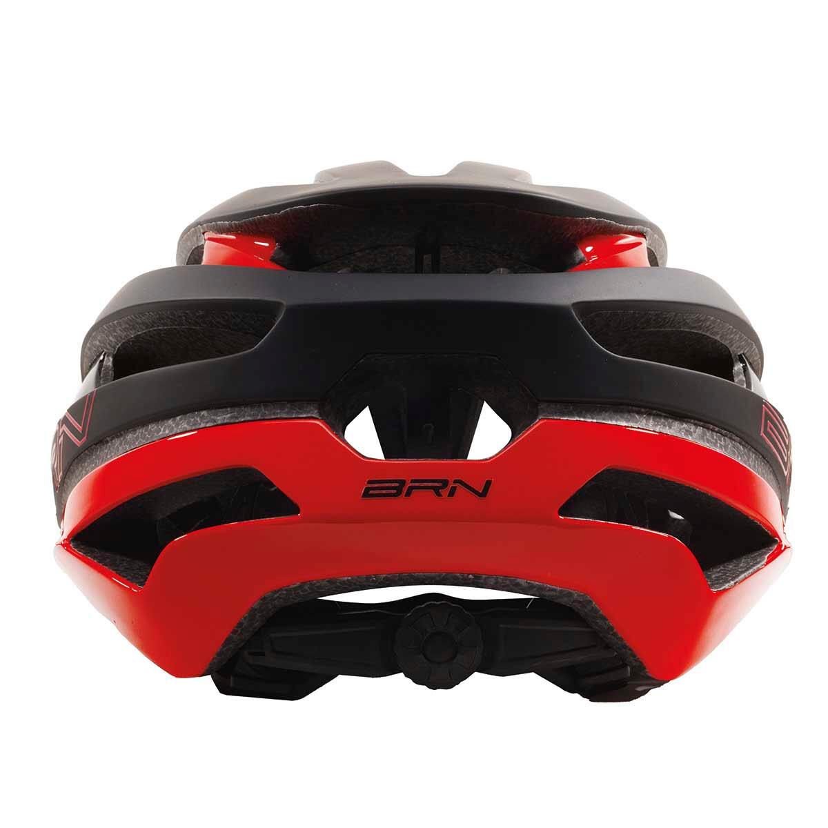 Casco BRN Corsaro nero/rosso 3/4