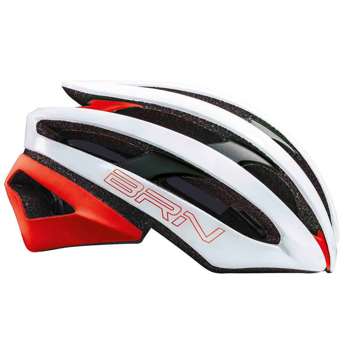 Capacete BRN Corsaro branco/vermelho 2/3