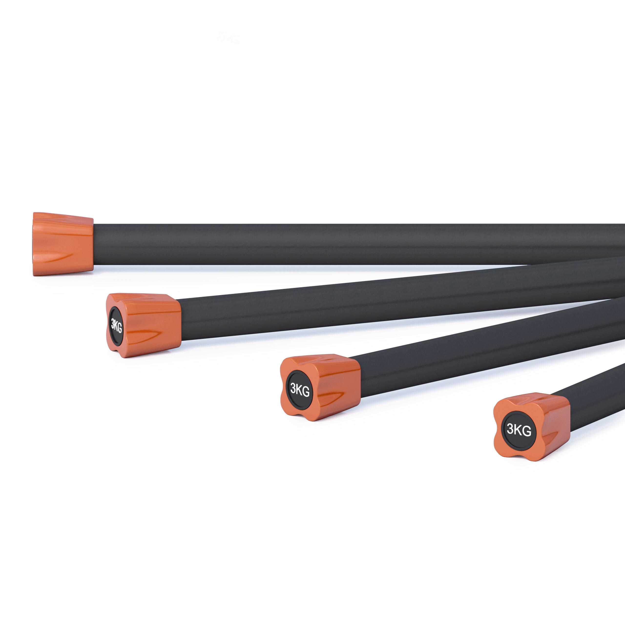 BARRE DROITE LESTÉE 120CM | MUSCULATION ET FITNESS | POIDS AU CHOIX DE 1KG À 10K 5/7