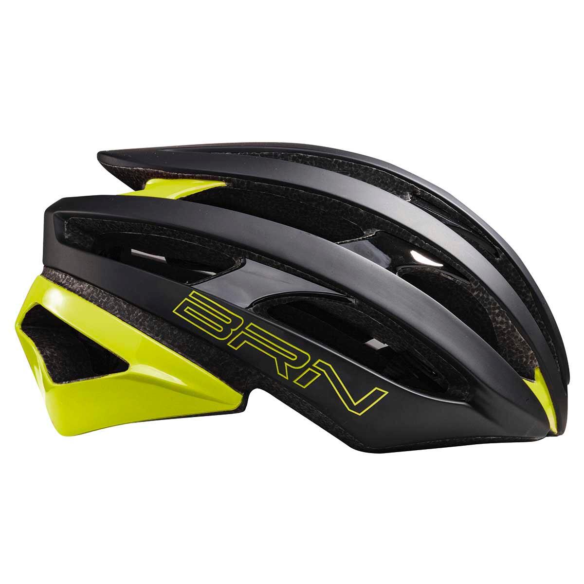 Casco BRN Corsaro nero/giallo fluo 2/3