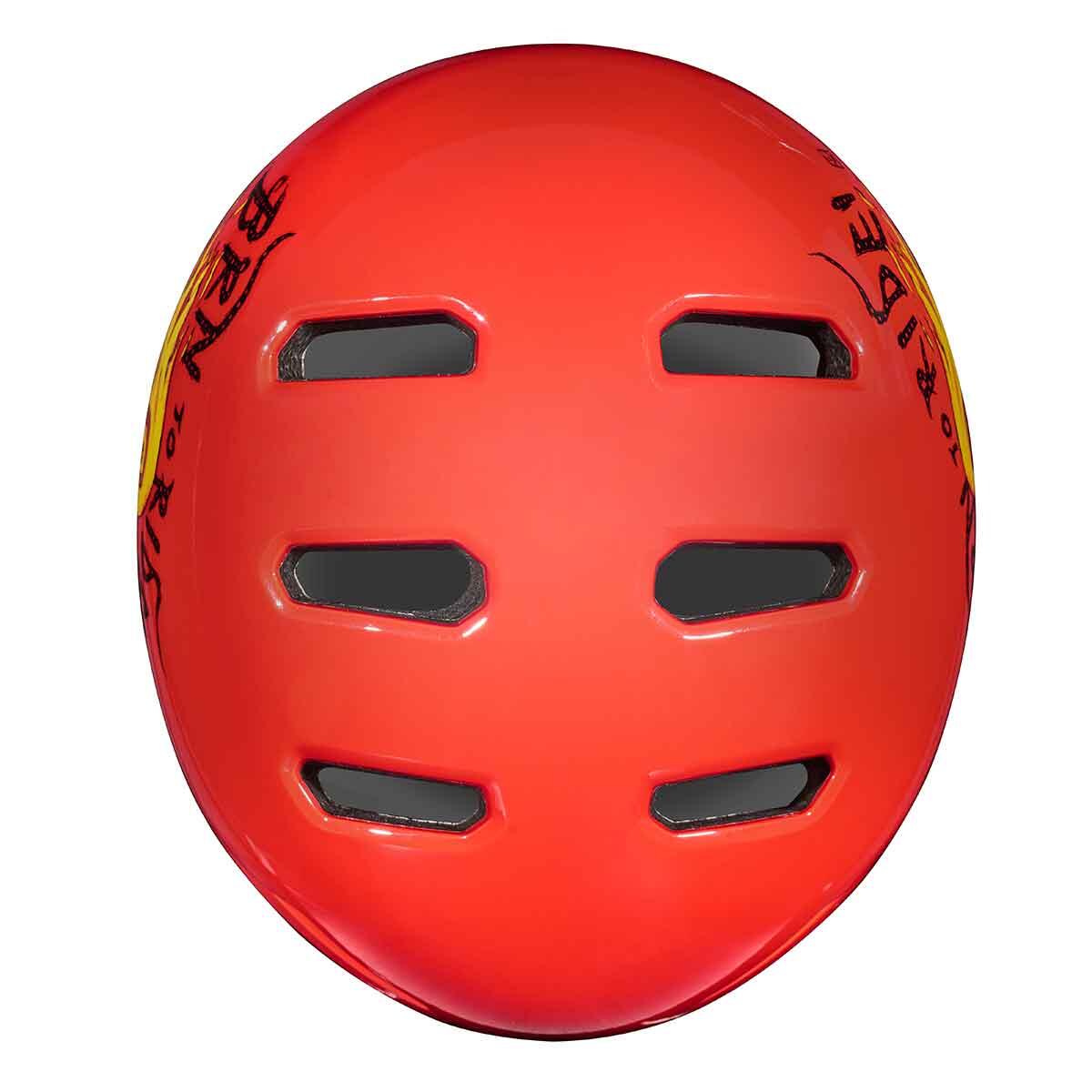 Casco BRN Fiamma rosso, taglia XXS 2/2