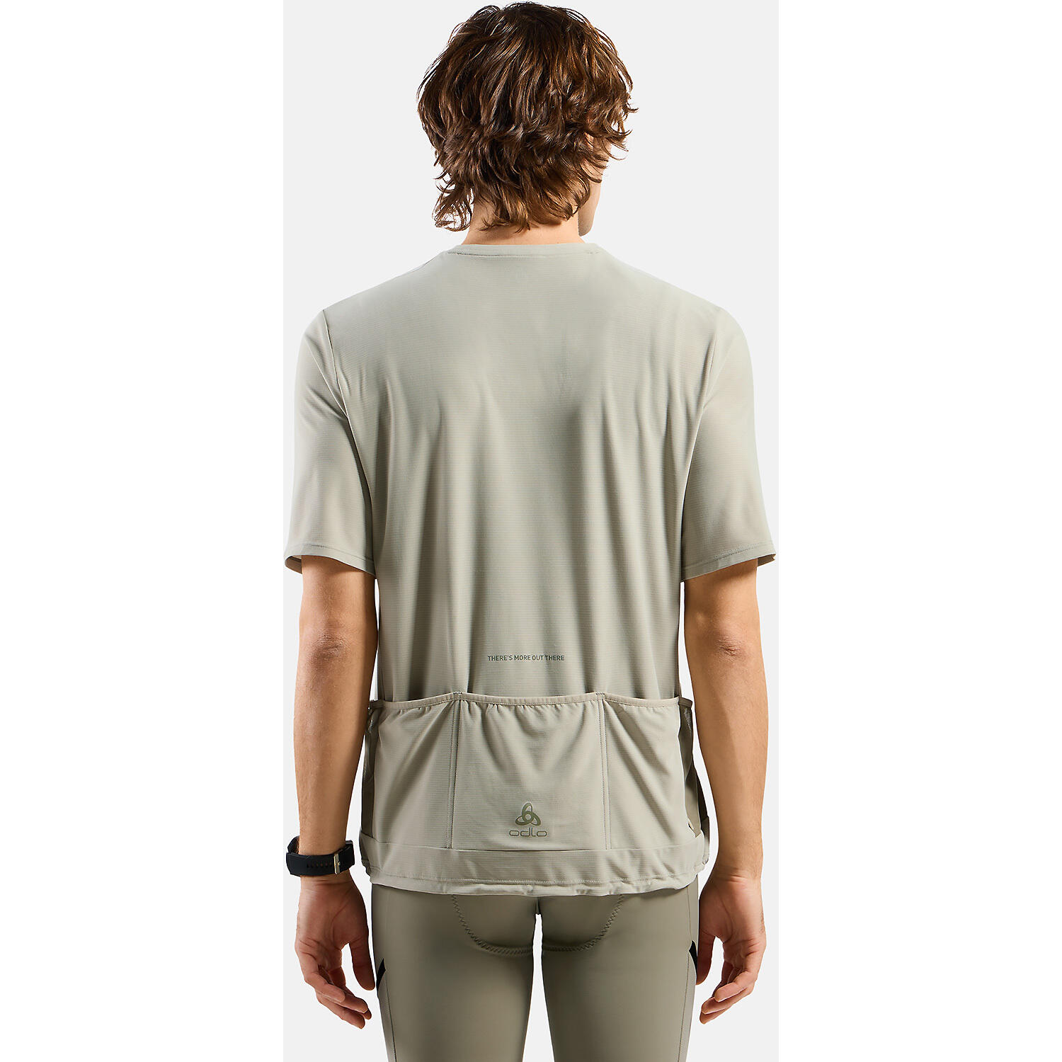 Maillot Manches Courtes Odlo Cargo Chill-Tec Hyper Contrast Gris 4/7