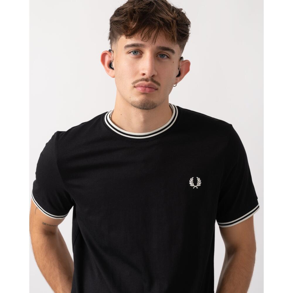 T-shirt Fred Perry Modèle M1588fp Couleur Noir 3/6