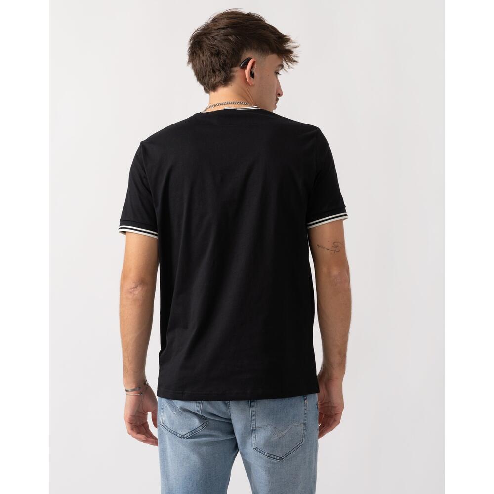 T-shirt Fred Perry Modèle M1588fp Couleur Noir 2/6
