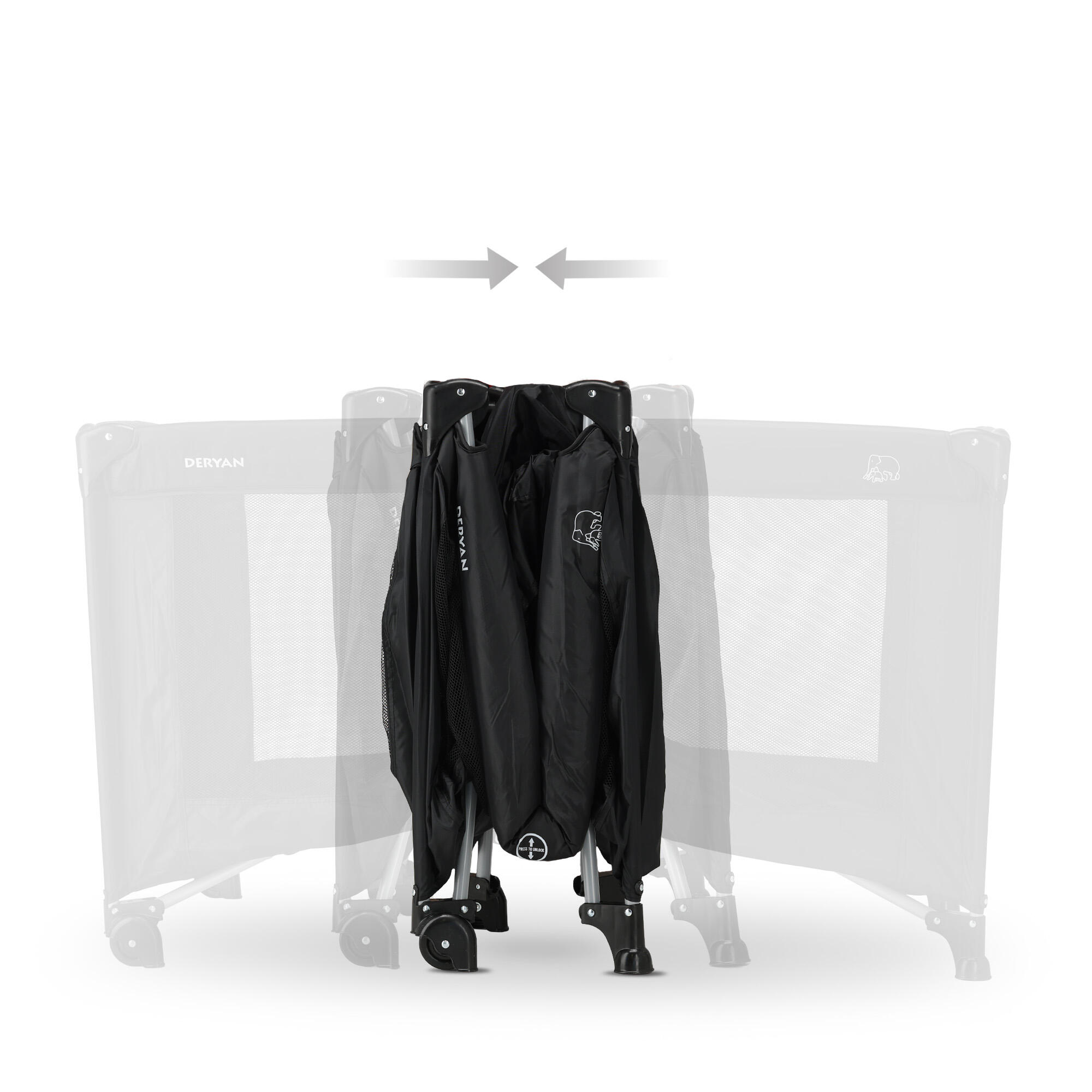 Lit de voyage Believer - Bébés et enfants - 120x60 cm - Noir 3/7