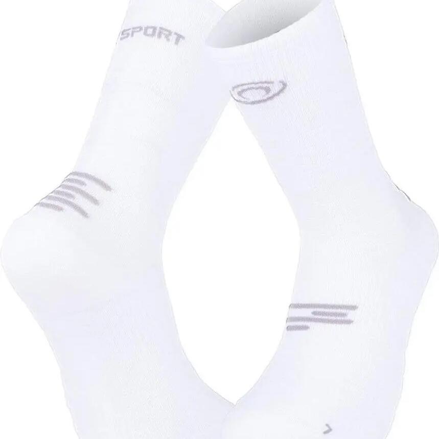 BV Sport Run Marathon High Socks White/Gray