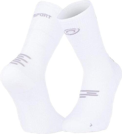 Chaussettes BV Sport Run Marathon High Blanc/Gris