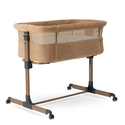 Snoozy Teddy Co Sleeper - Wieg voor Baby - Verstelbaar - 0-6 maanden - Nougat