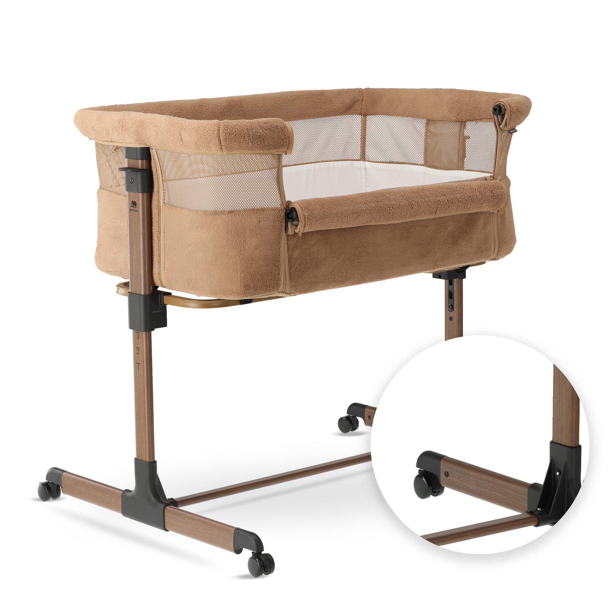 Snoozy Teddy Co-Sleeper - Culla per neonato - Regolabile - 0-6 mesi - Marrone 7/7