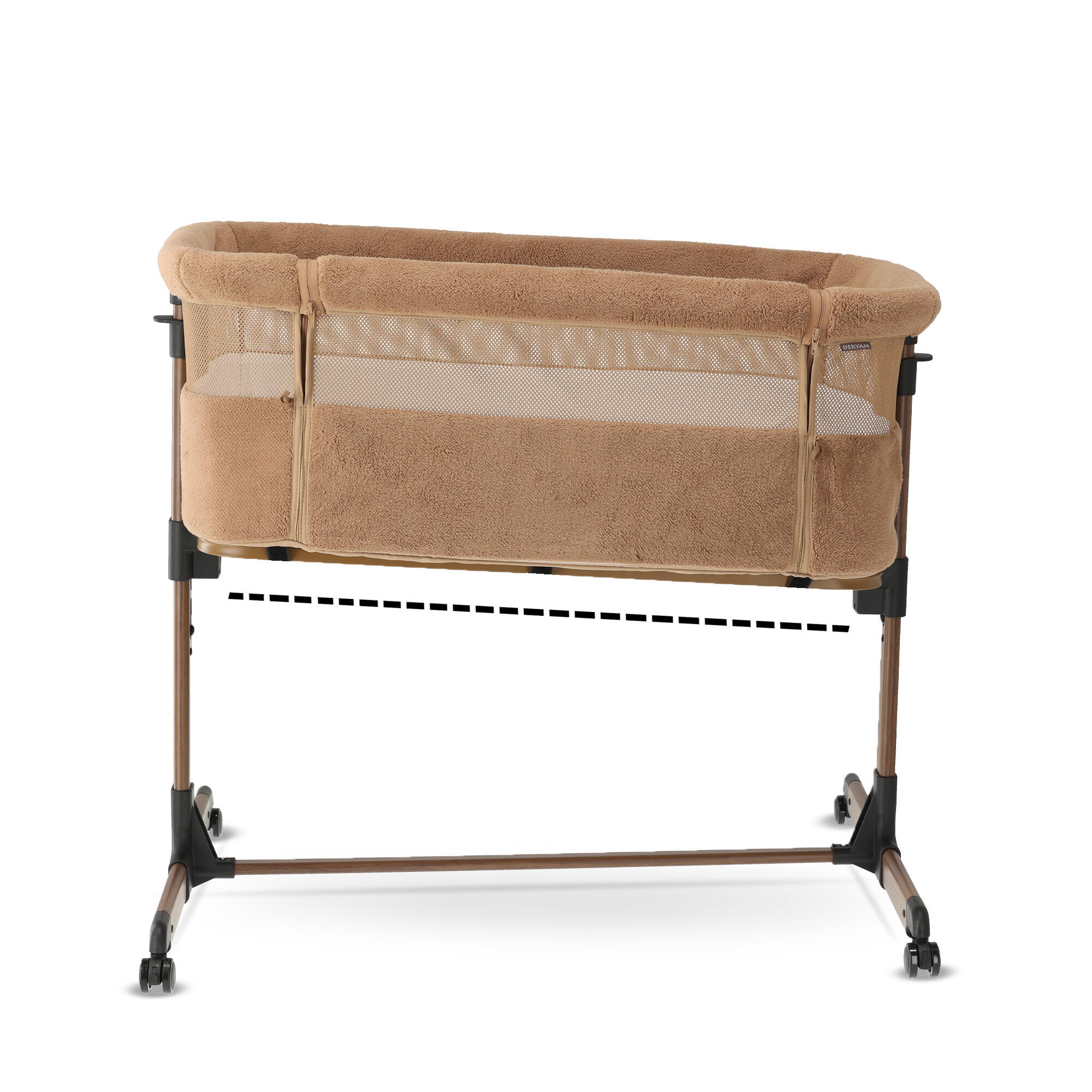 Snoozy Teddy Co-Sleeper - Culla per neonato - Regolabile - 0-6 mesi - Marrone 6/7