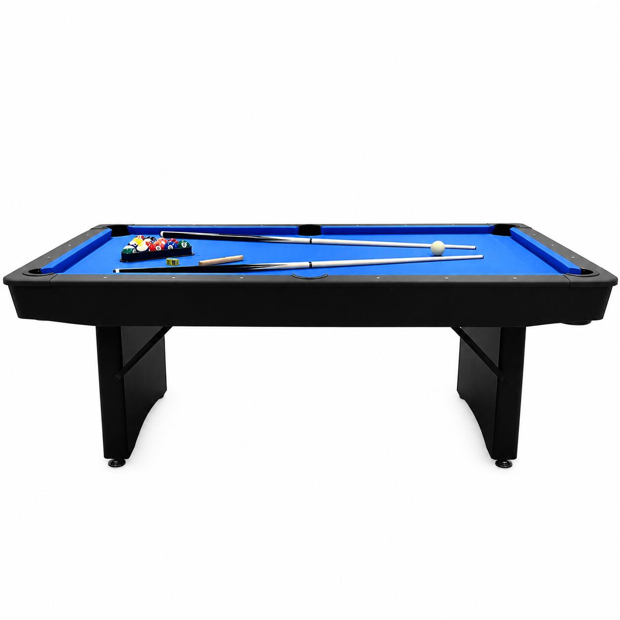 billard pliant Pool 6ft noir, accessoires inclus 2/5