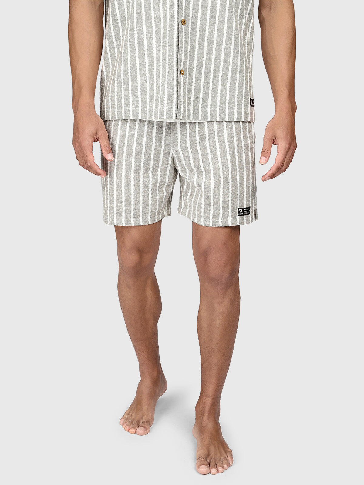 BRUNOTTI Brunotti Herren Sommerhose AIDEN STRPE snow 6/7