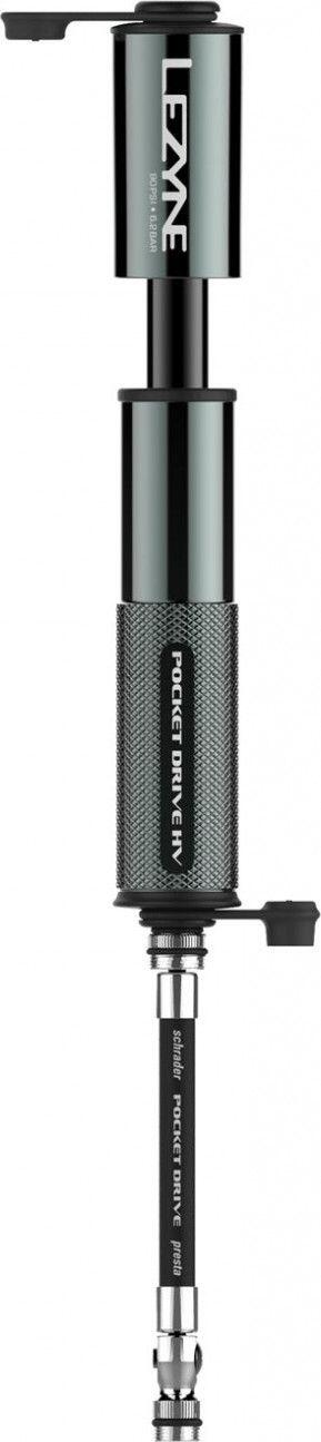 Pompe à Main Lezyne Pocket Drive HV (Max 90 psi / 6.2 bar) Noir 2/7