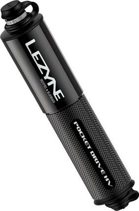 Lezyne Pocket Drive HV Handpumpe (max. 90 psi / 6,2 bar) Schwarz