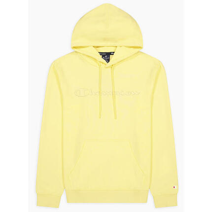 Sweat à capuche homme Champion Script Logo Hoodie M Jaune