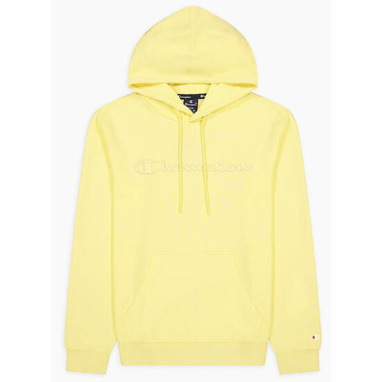 Sweat à capuche homme Champion Script Logo Hoodie M Jaune