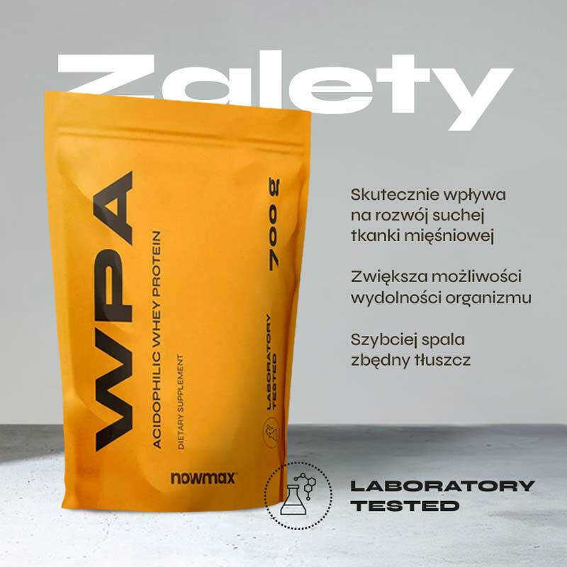 nowmax® Whey WPA 700g Wanilia - Cytryna 3/3