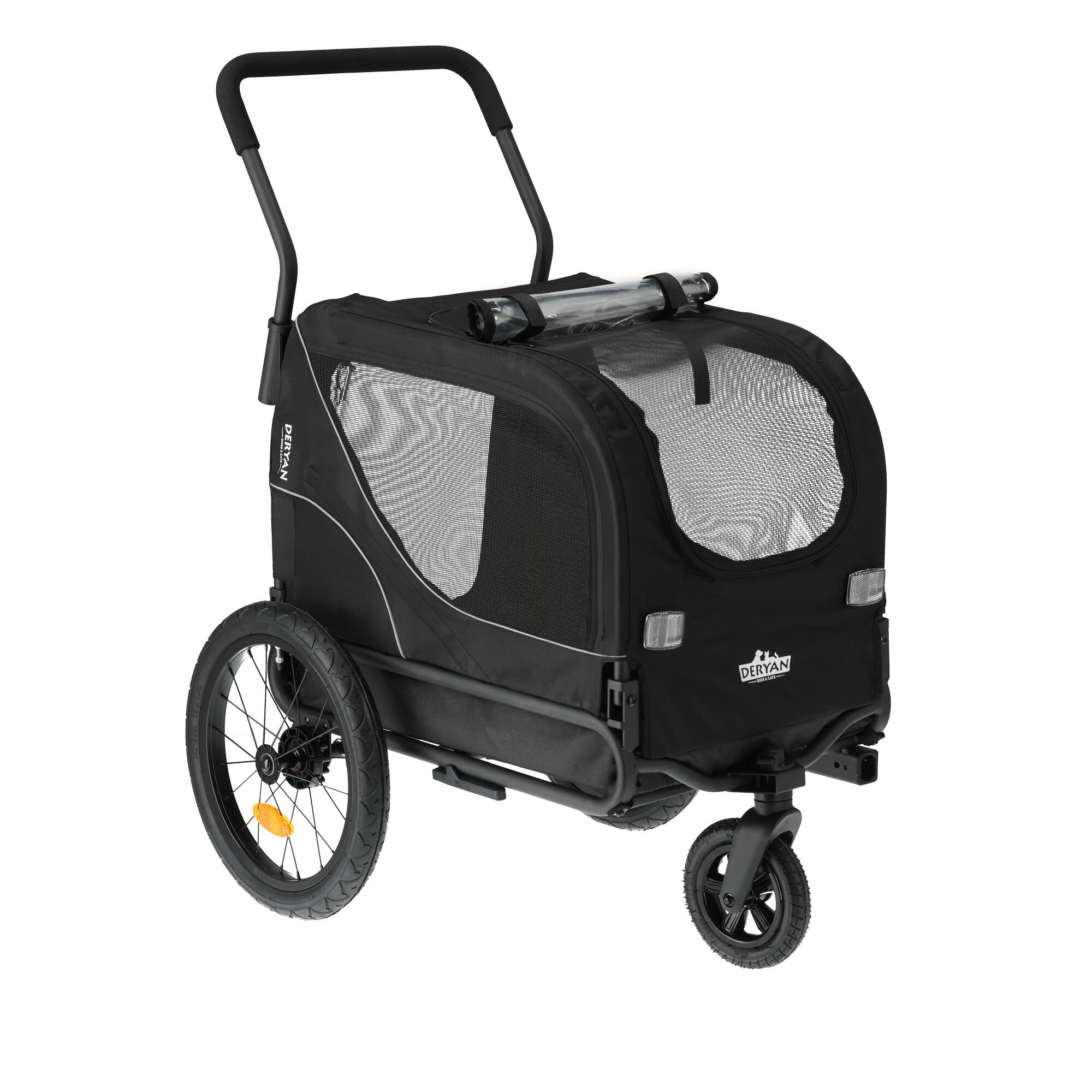 Deryan Luxe Pet Trailer - Remorque pour vélo - Remorque pour chien - Max. 20 kg 2/7