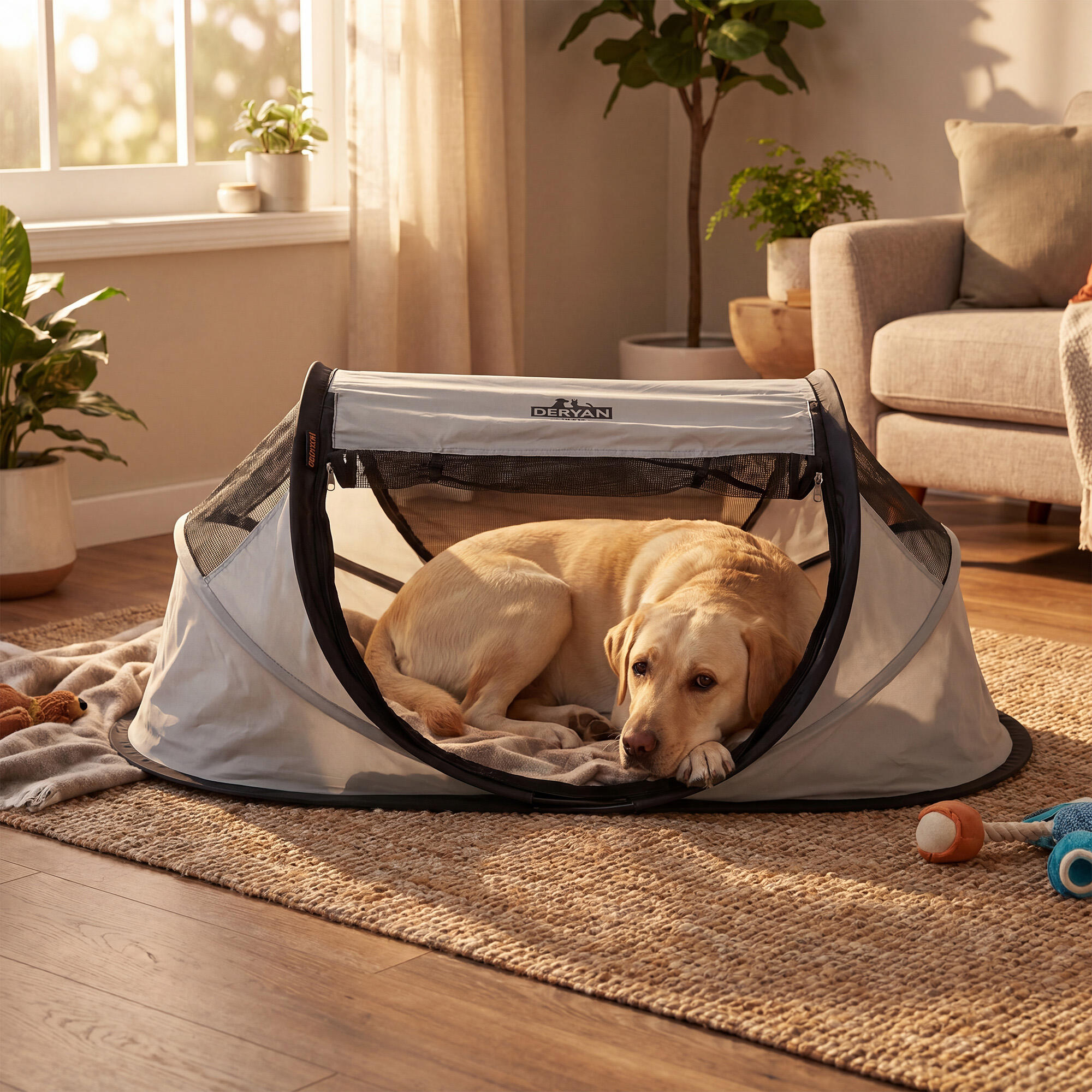 Cama de Viaje Pop-Up para Mascotas - Para Perros y Gatos - Mediana 2/8